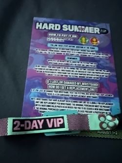 VIP HARD SUMMER TICKET