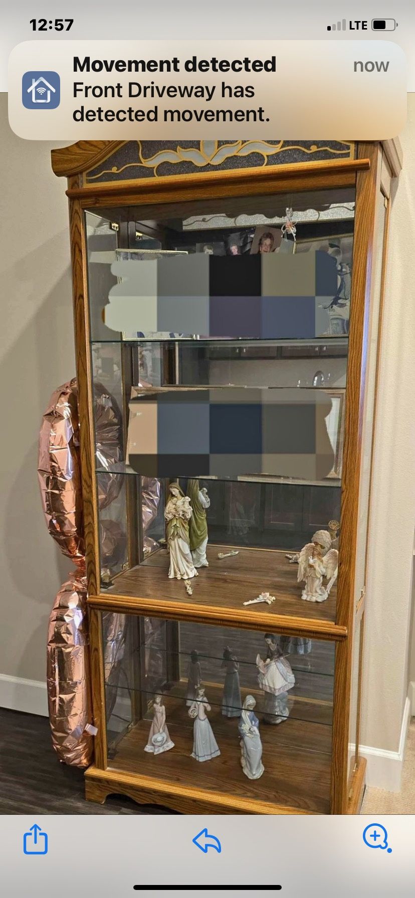 Matching Curio Cabinet Set $240