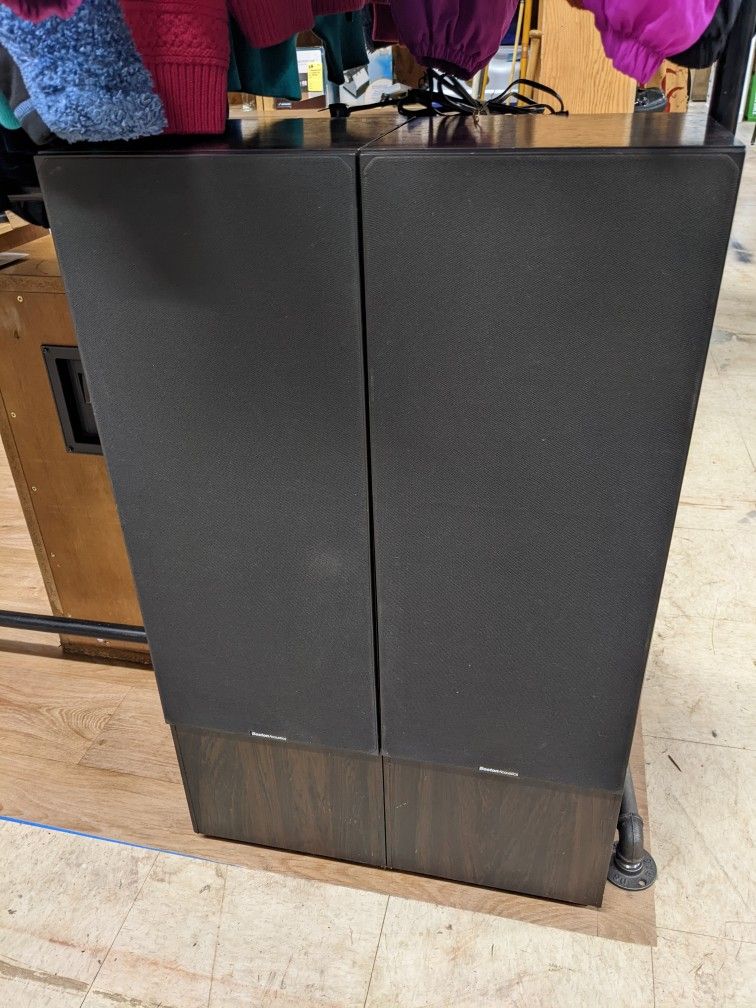 Vintage Boston Acoustics T830 Tower Floor Home Stereo Speakers