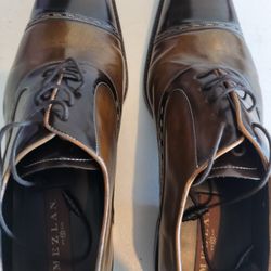 Mezlan Syracuse Men’s Dress Shoes Size 13M – Tankhaki – Genuine Leather
