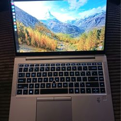 HP EliteBook 14 Inch Laptop Intel Core i7-10810u 1080P LCD Ubuntu Linux 64 OS 