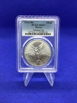 2020 Mexico Libertad 1oz silver coin MS68