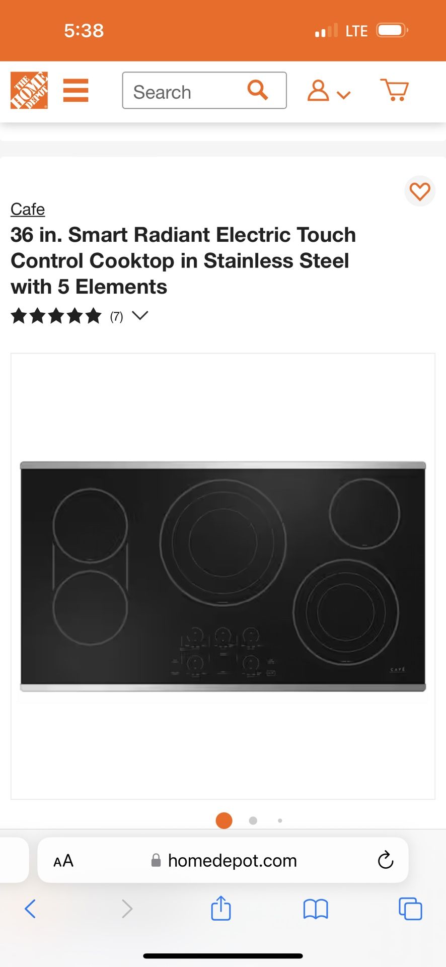 Electric Drop In Cooktop