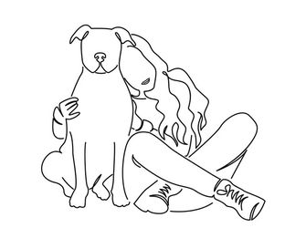 pittie car decal