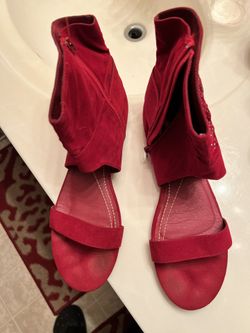 Red Sandals 