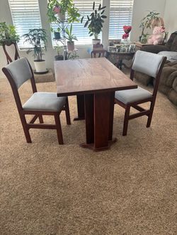 Table and 2 chairs