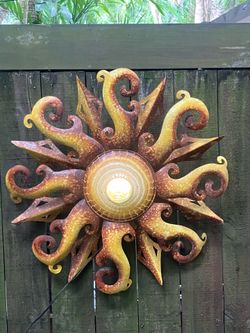 Enamel metal art piece