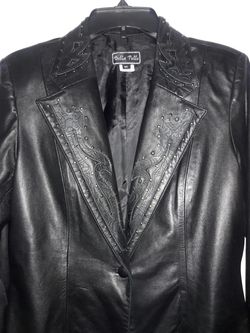 Lamb leather jacket"Belle Pelle