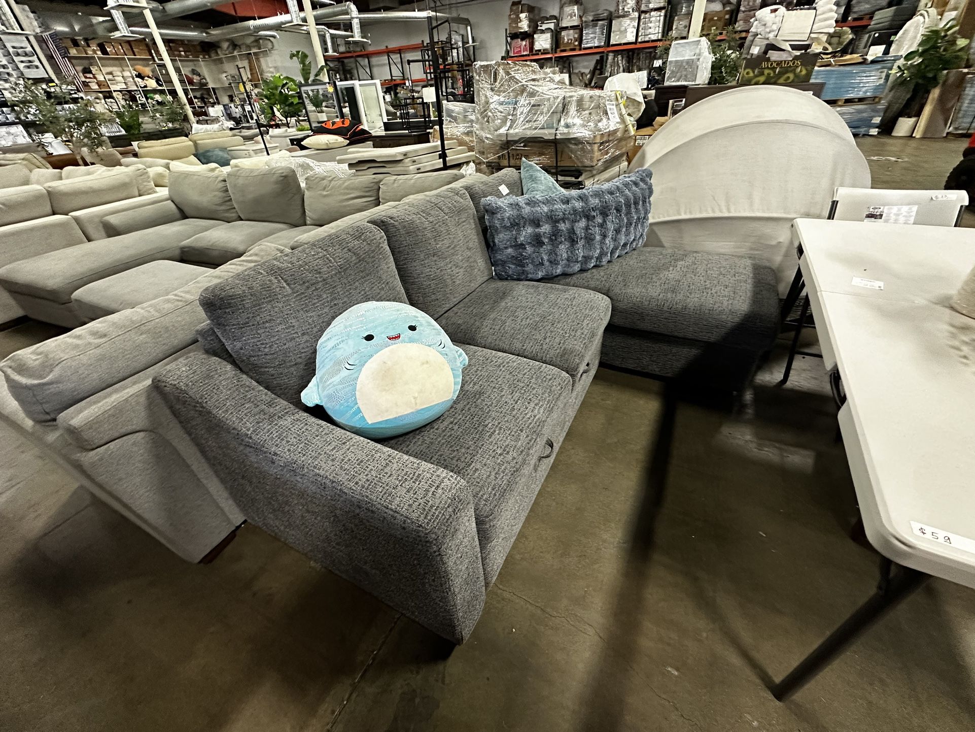 Coddle Aria Fabric Sleeper Sofa, Couch,