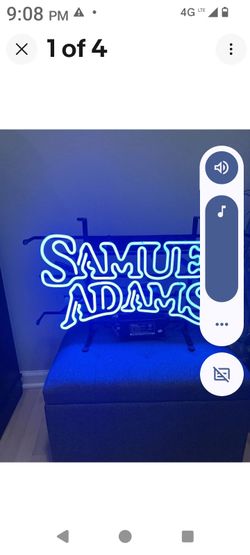 Neon bar light "💙SAMS ADAMS 💙"