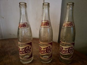 1960's Pepsi Bottles