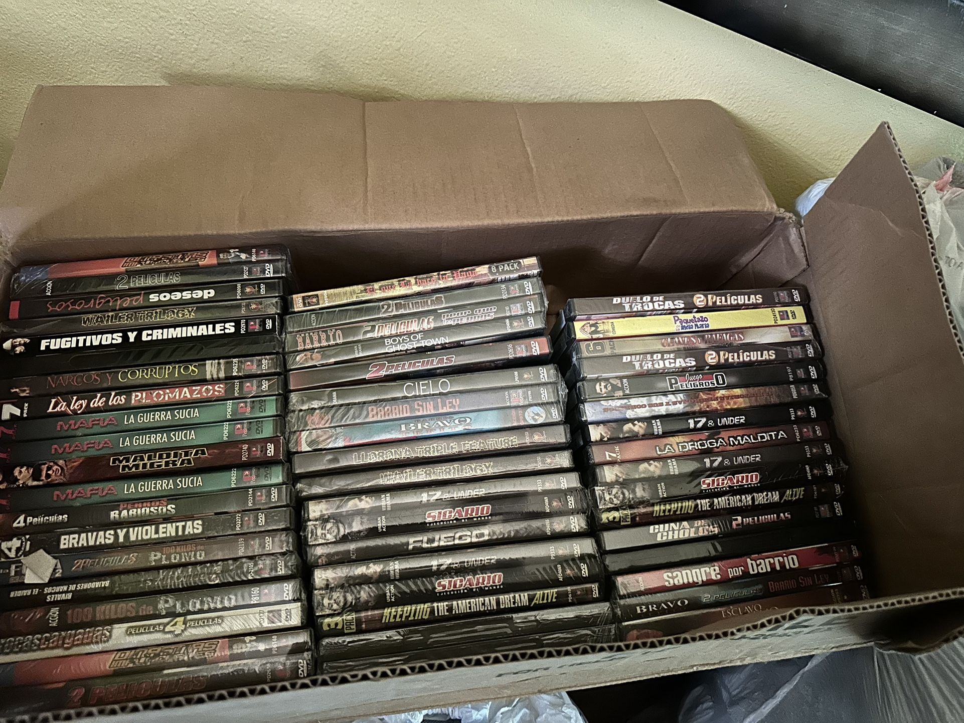 DVDs. 30 X $10