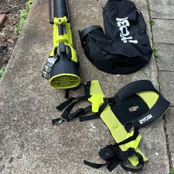 Ryobi 40V HP Brushless 100 MPH 600 CFM Cordless Leaf Blower/Mulcher/Vacuum (Tool Only) 160