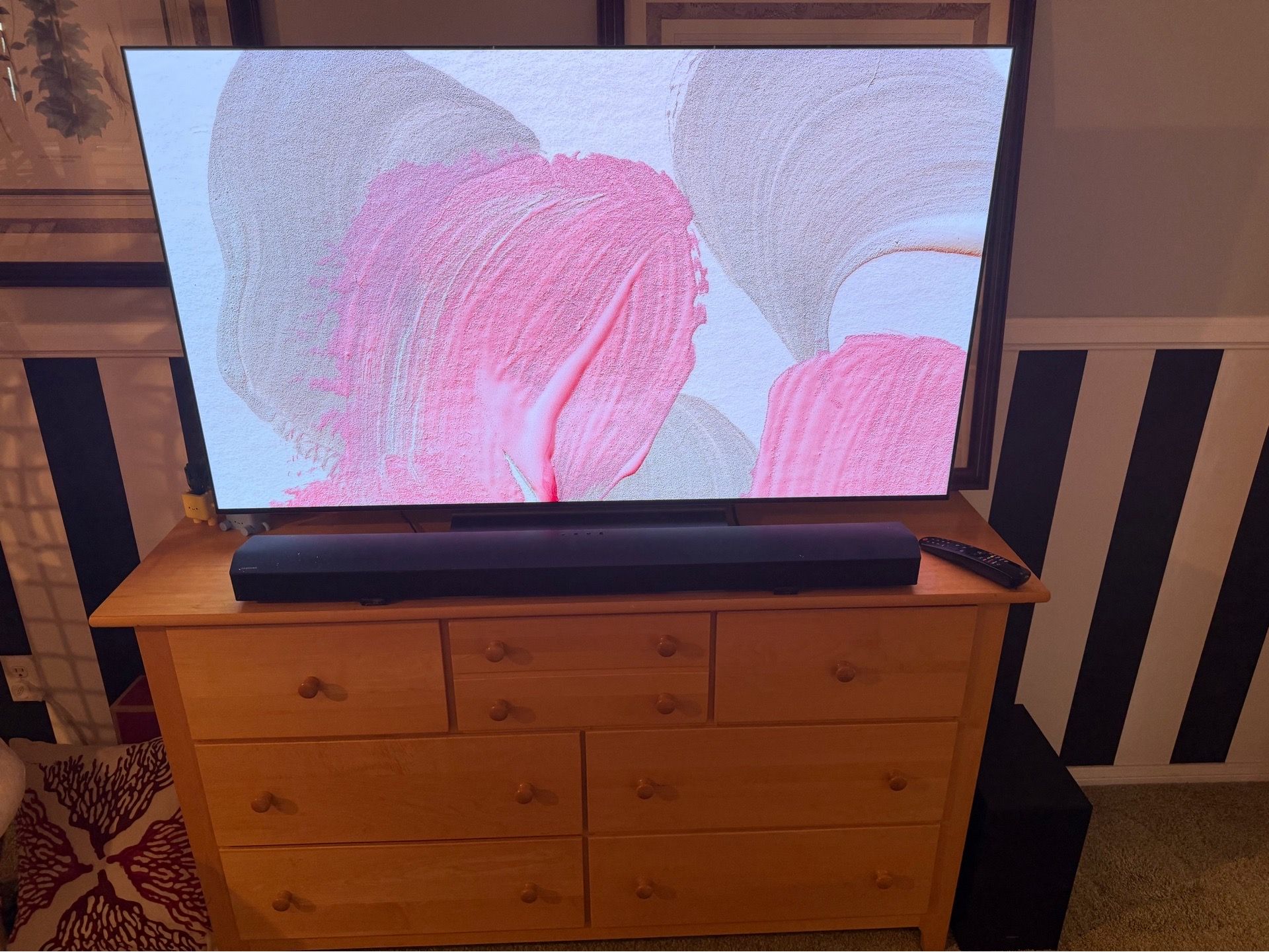 55” LG OLED C2 Smart TV Bundle w/ Sound Bar, Subwoofer & Wall Mount // $1,050 OBO