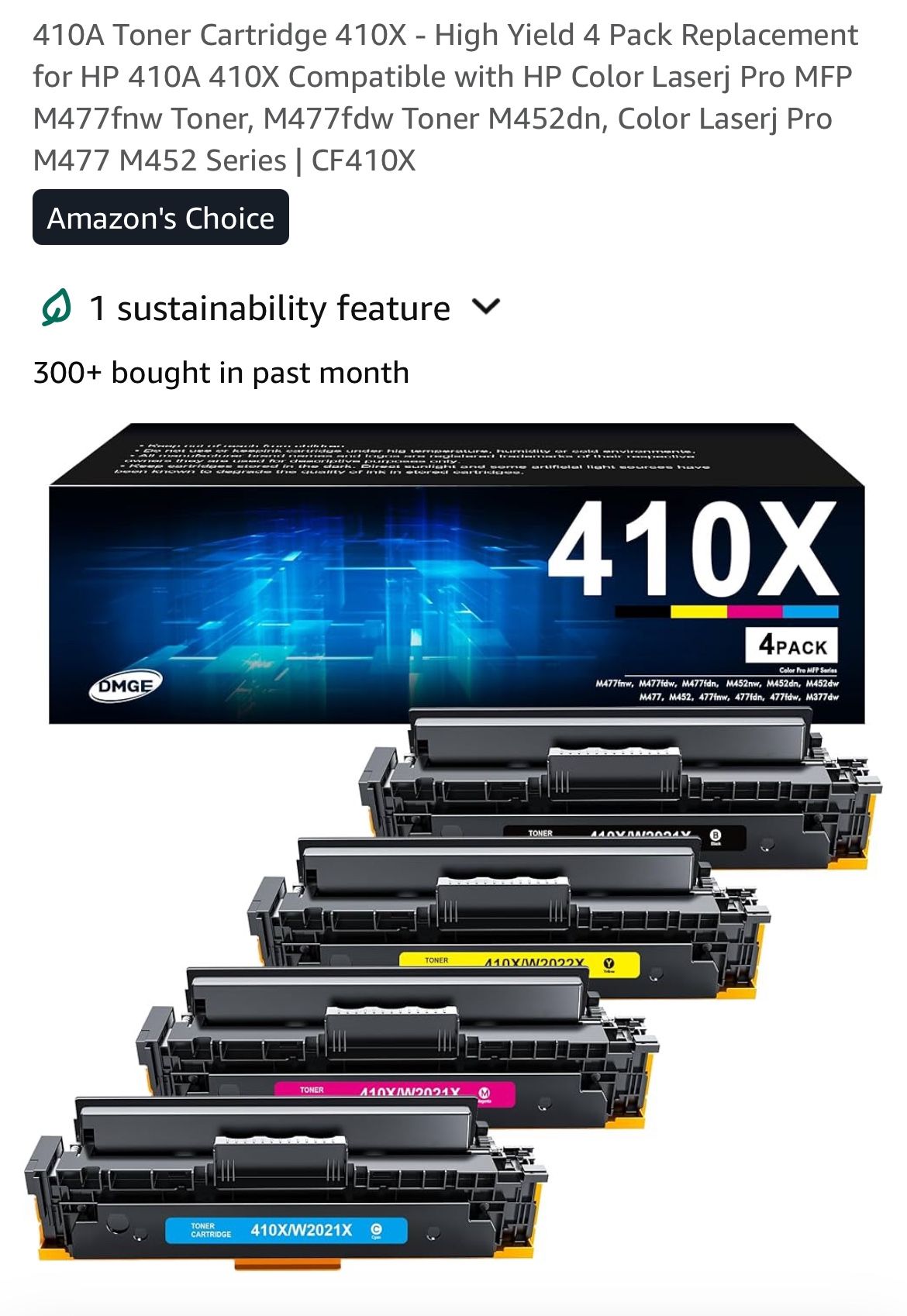410x Toner Cartridges