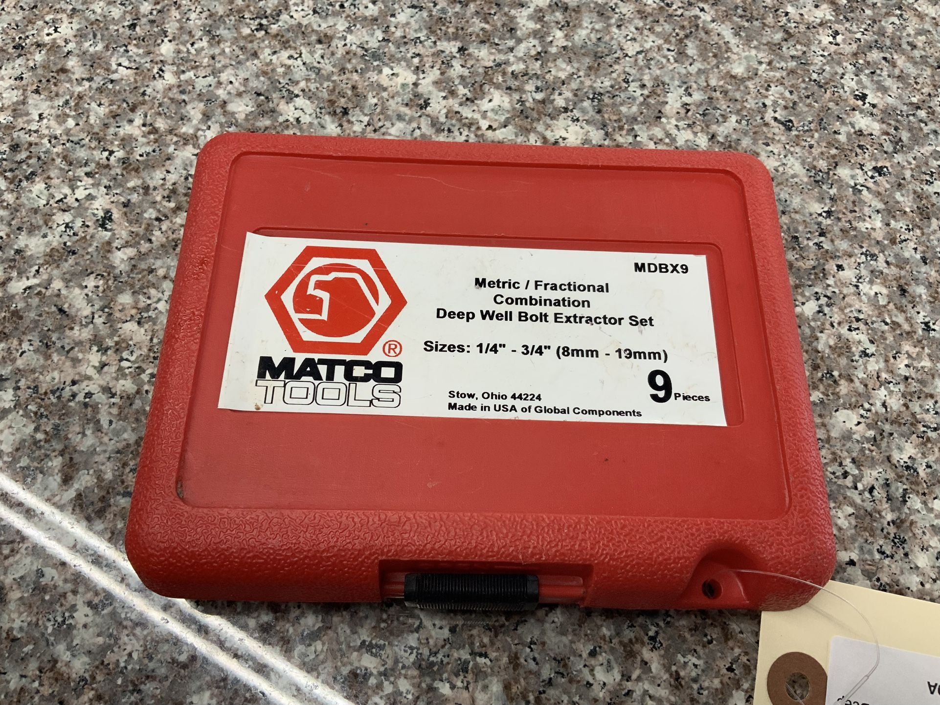 MATCO Tools Metric/fractional Combination Deep Well Bolt Extractor Set