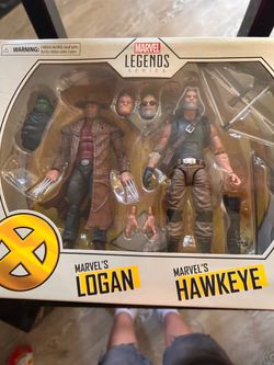 Marvel legends Logan and Hawkeye 2 pack