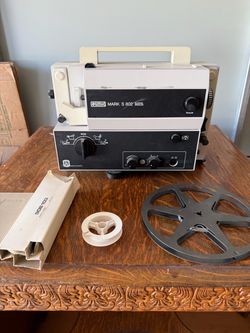 Vintage Eumig Mark S 802 Super 8 Single 8 Sound Film Projector Manual Reels Austria
