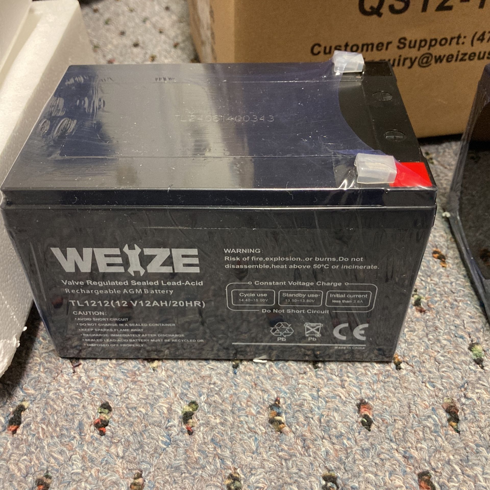 TL 1212 Rechargeable Batteries