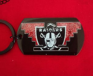 THE NEW! RAIDERS HUELGA BIRD KEYCHAIN