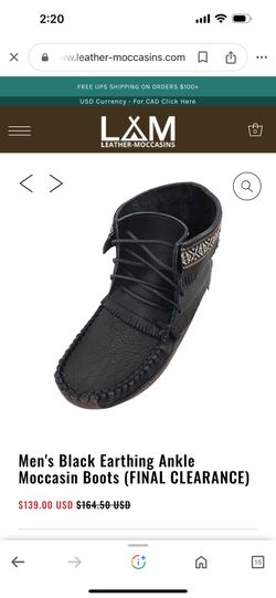 LAM Leather Moccasins