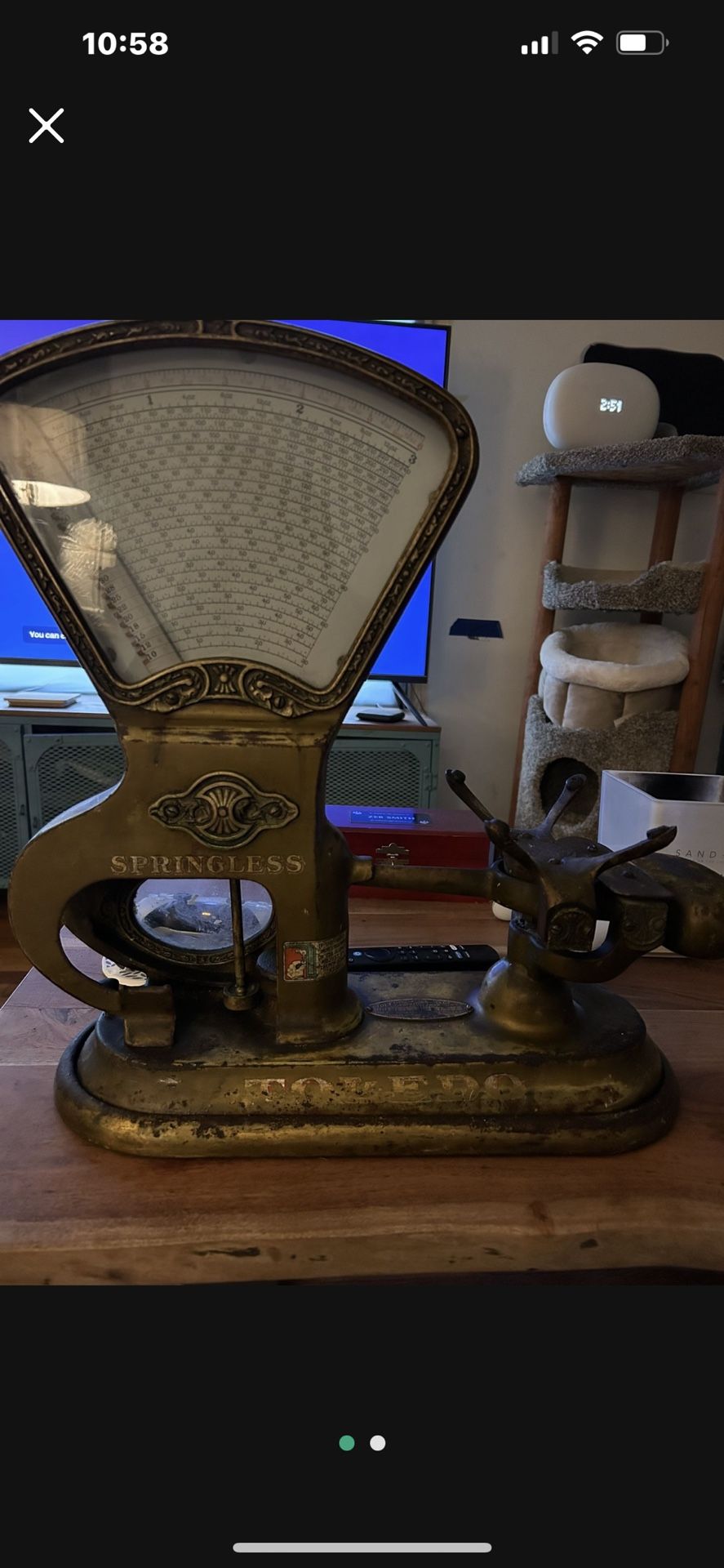 Antique Toledo scale