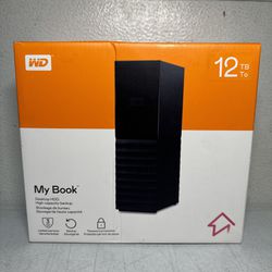 Western Digital  12TB External Desktop Hard Drive (Black)