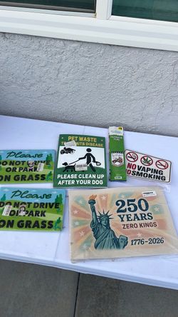 Yard signs