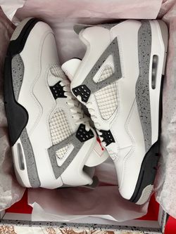 Jordan 4 Retro White Cement size 12 new