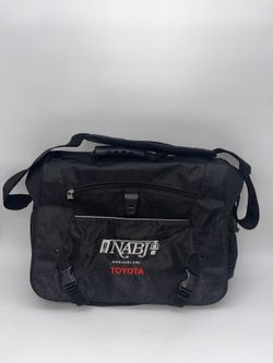 NABJ Toyota Messenger Bag Vintage Shoulder Bag Logo Branded Black