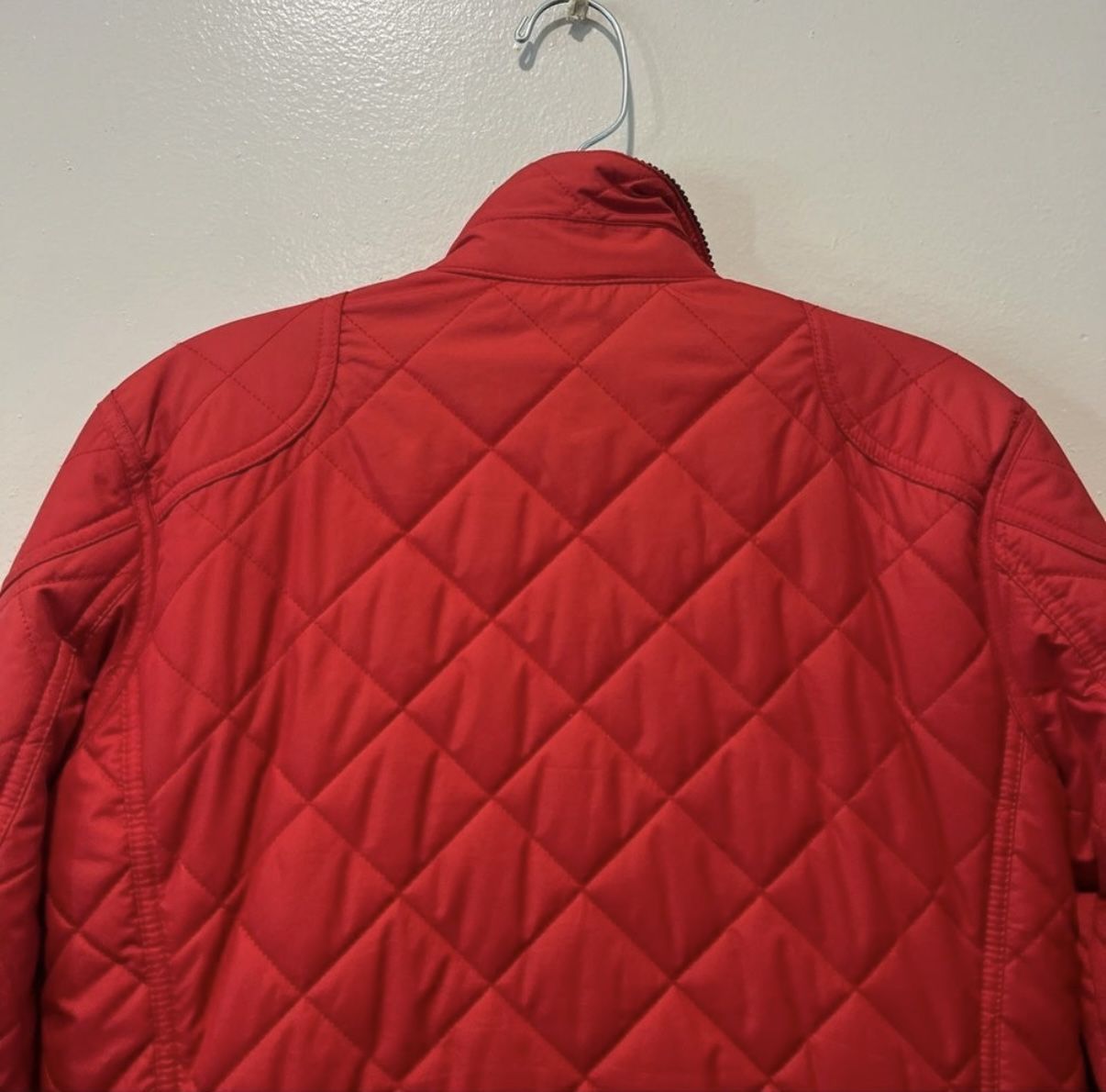 Polo Ralph Lauren Quilted Curdoroy Collar Equestrian Barn Women's Jacket Size XS