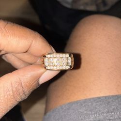 10K Gold Diamond Ring