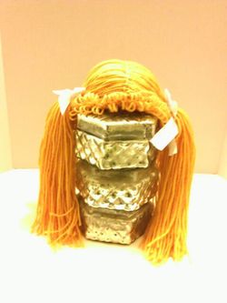 Crochet cabbage patch hat