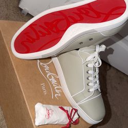 Men’s red bottom sneakers