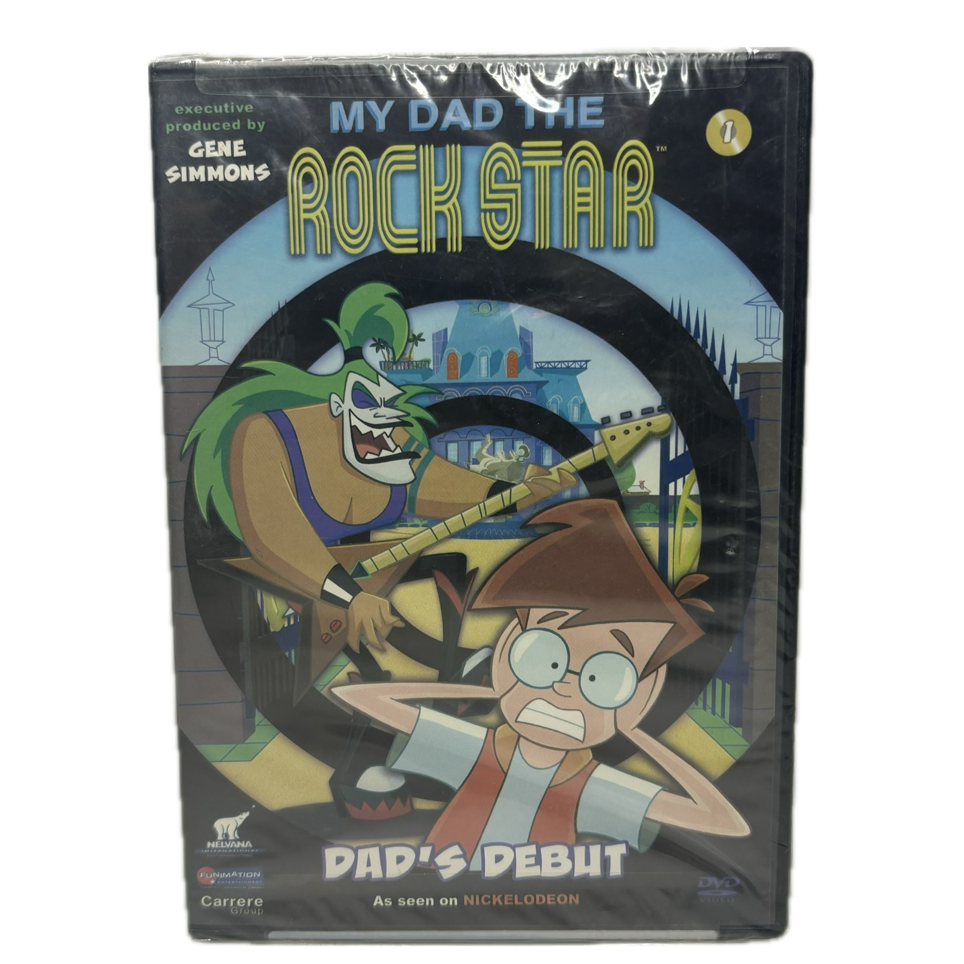 My Dad The Rock Star (Dad's Debut) ft. Gene Simmons KISS Cartoon Animated RARE SEALED DVD