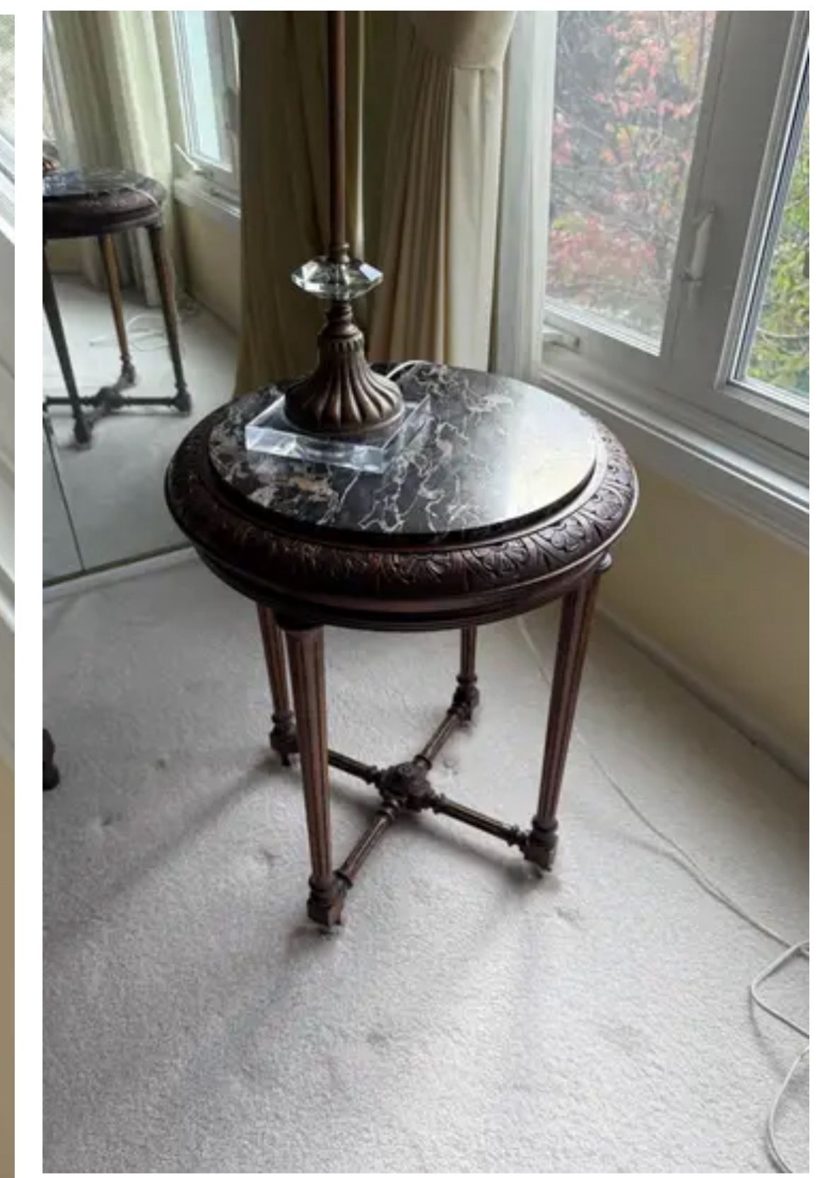 Antique Marble Top Table