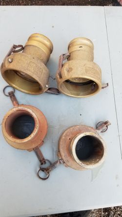 4- 4" Female To 3" Male Camlocks
