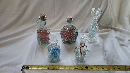 Decorative Bottles w/glass beads