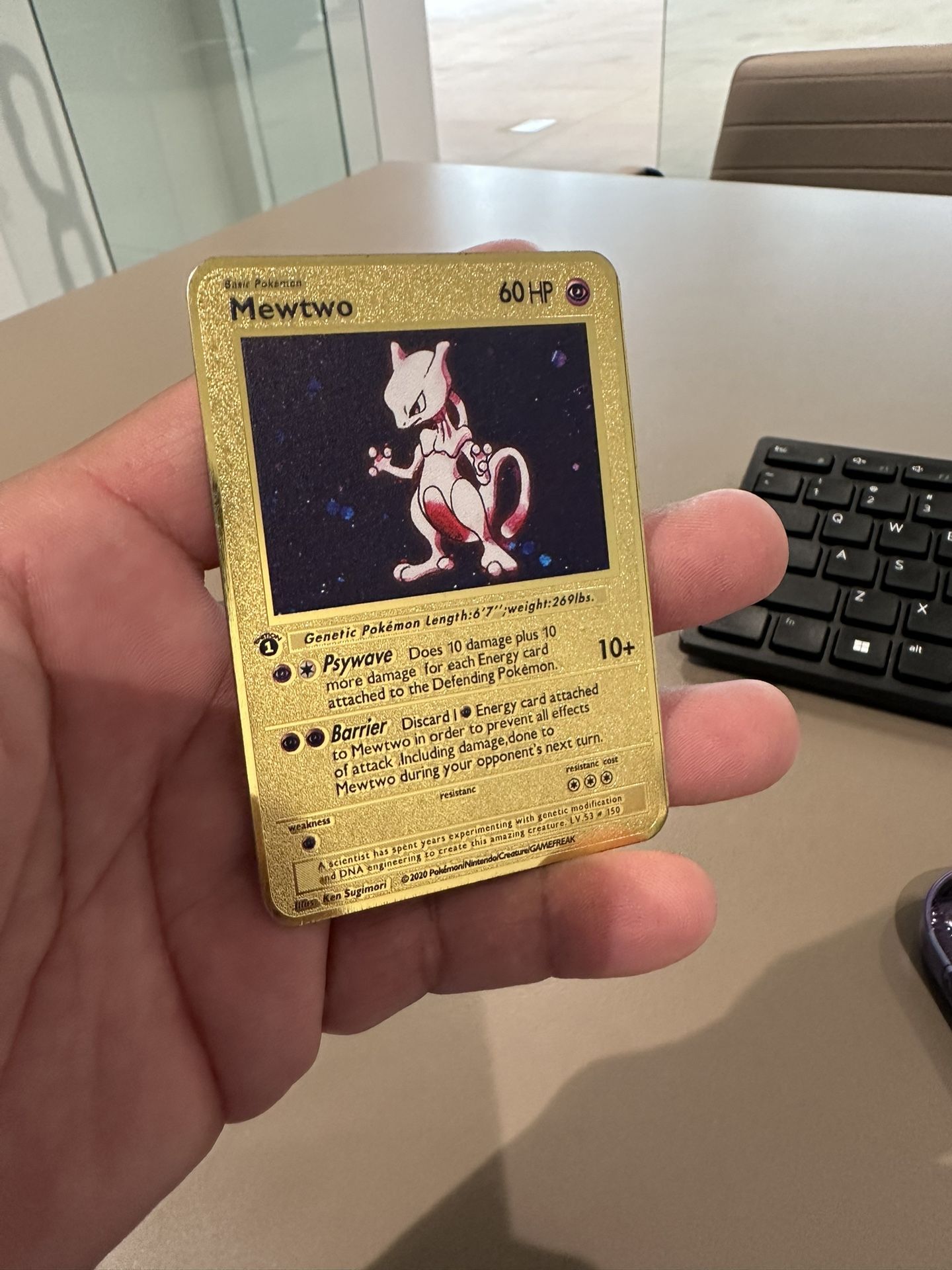 mewtwo gold pokemon cards NM】Mewtwo Gold Star POKEMON CARD GAME 002/002 Gift Box Promo EX golds –  japanmaster main image 1
