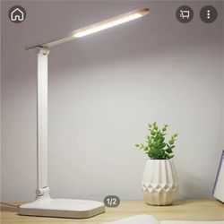 LED desk lamp foldable 3 color light