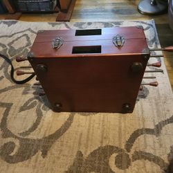 Antique Mini Foose Ball Table 