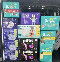 Pampers & (Pull Ups $5 More)  *FIRM PRICE*