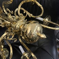 Brass Chandelier 