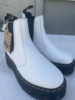 Dr. Martens White Boots