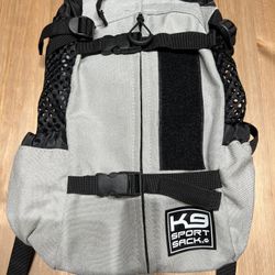 K9 Sport Sack Trainer – Small Dog & Puppy Carrier (Black/Grey)