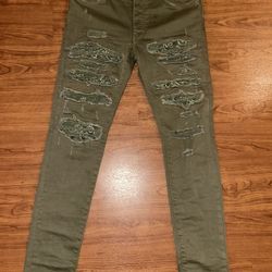 Amiri Bandana Jeans 