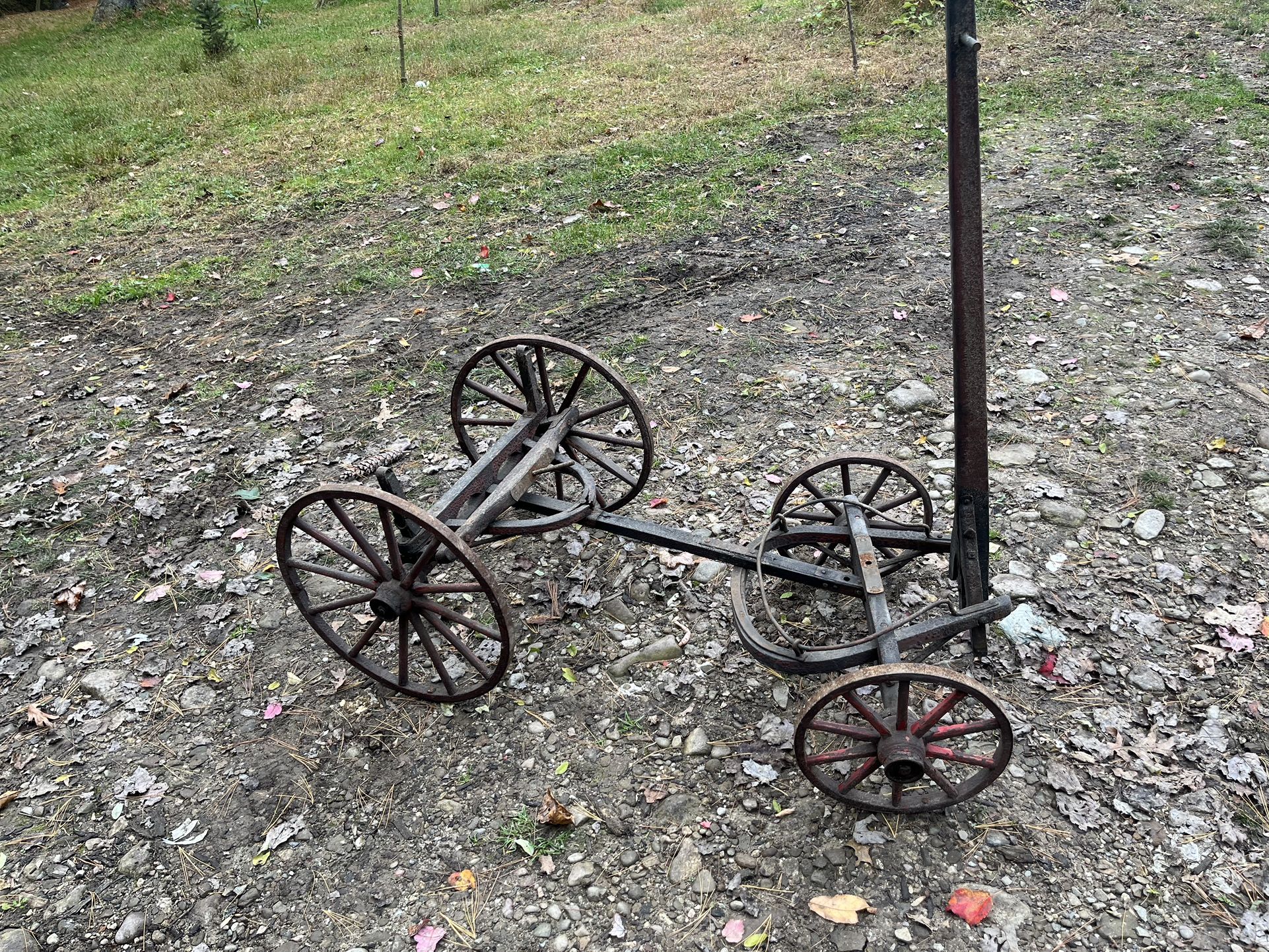 Vintage Farm Wagon Frame