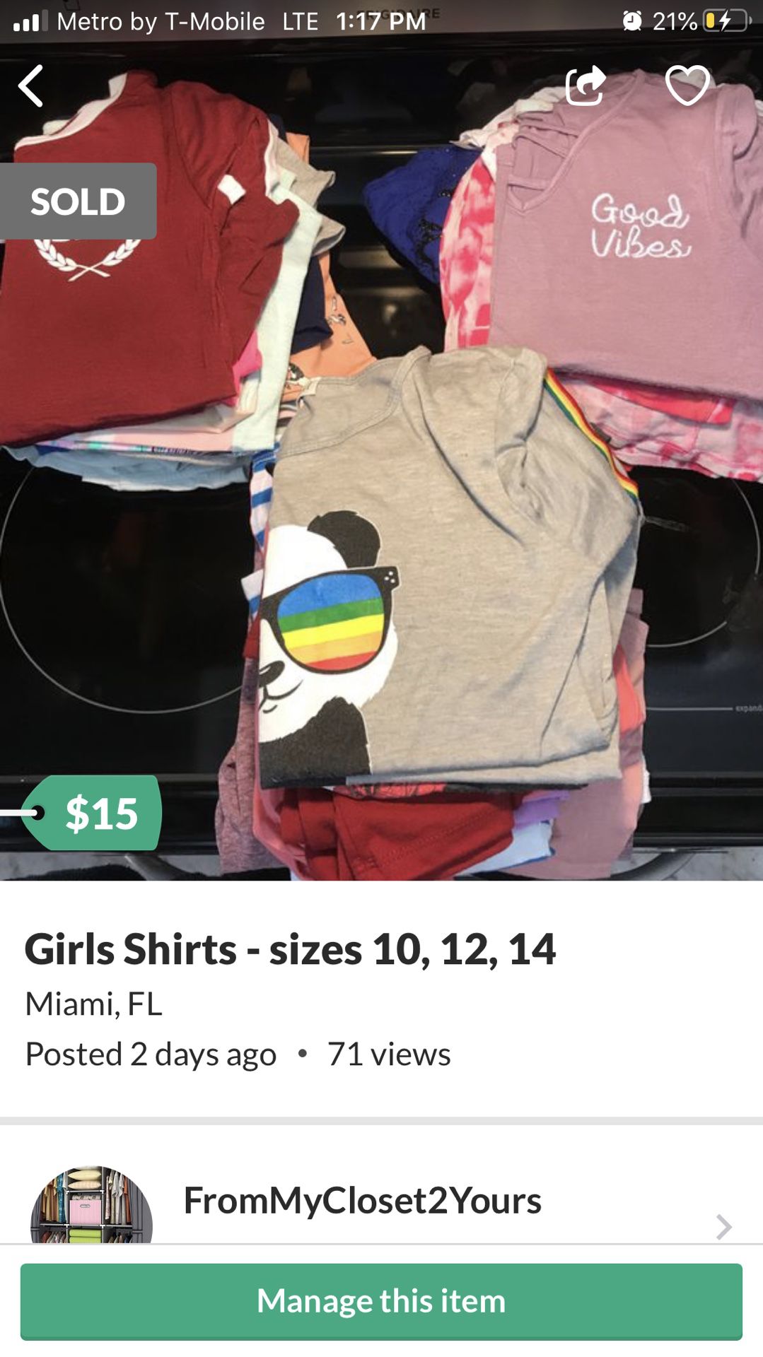 Girls shirts