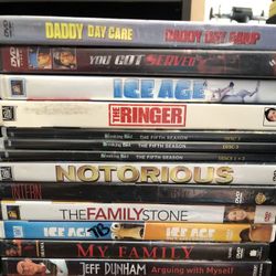 16 DVDS   $2. Ea. 