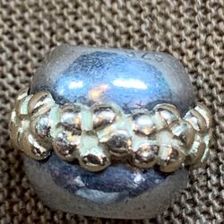 Authentic Pandora Saturn Flower Charm – Retired